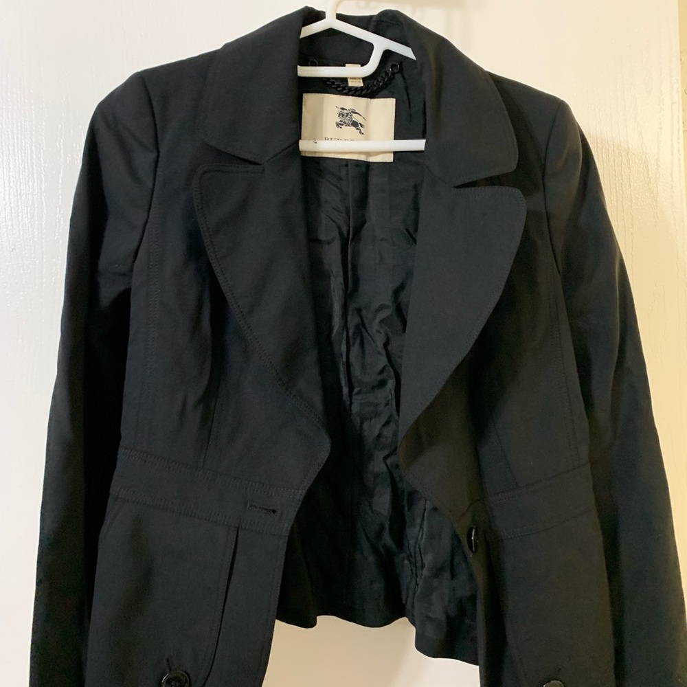 Black Burberry Blazer